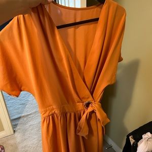 Orange dress